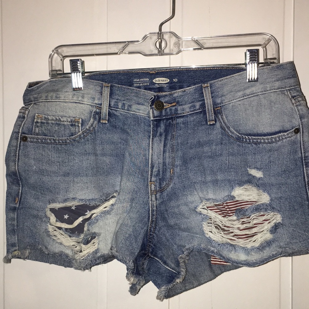 Old Navy Distressed Denim Shorts